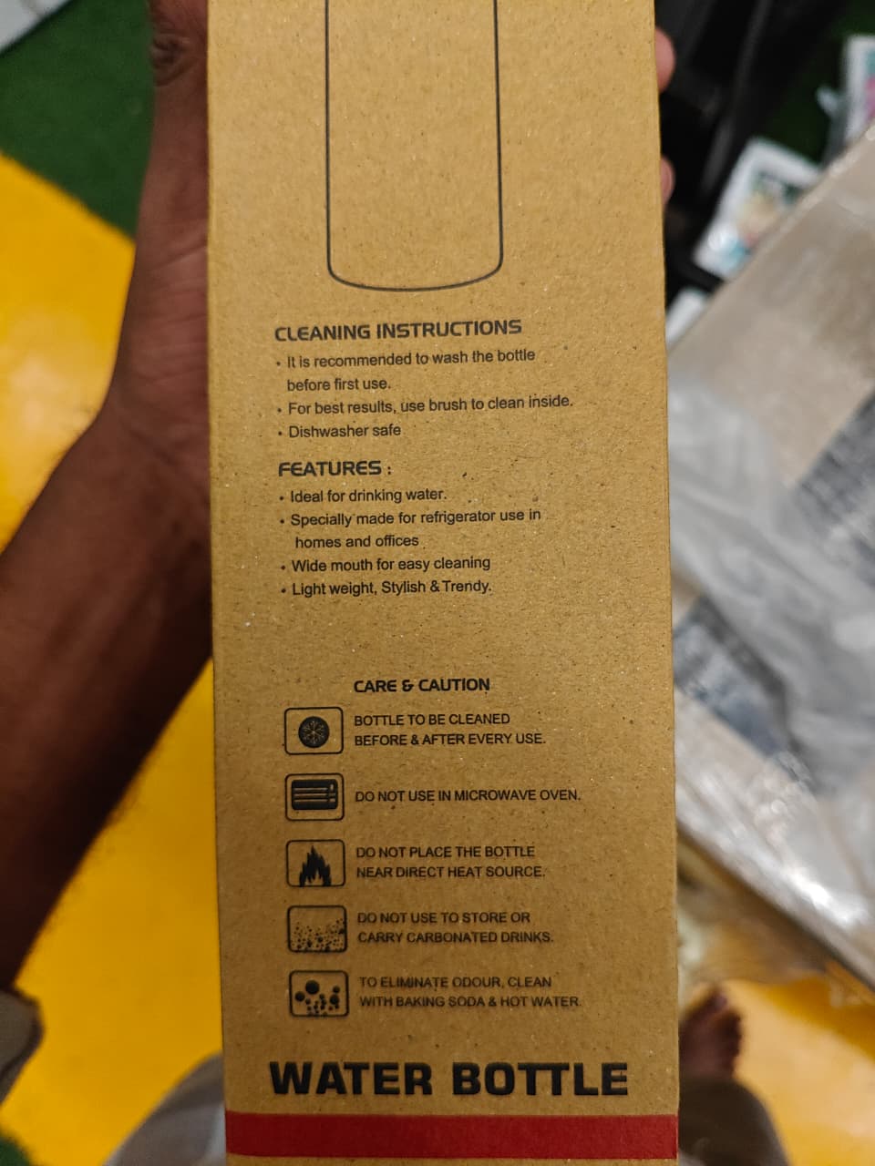 Steel Water Bottle – 1 Litre