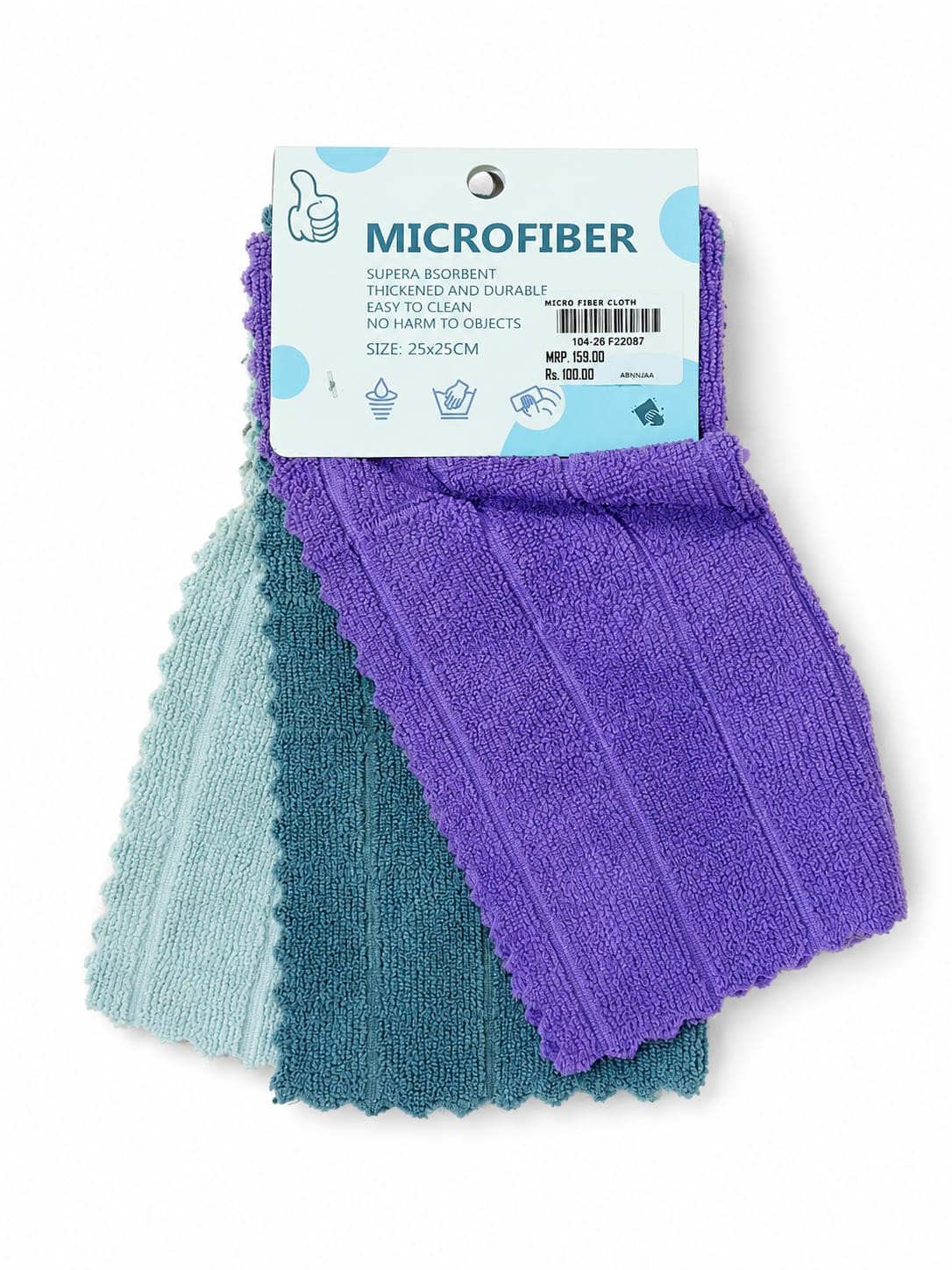 Microfiber Cleaning Cloths - Pack of 3