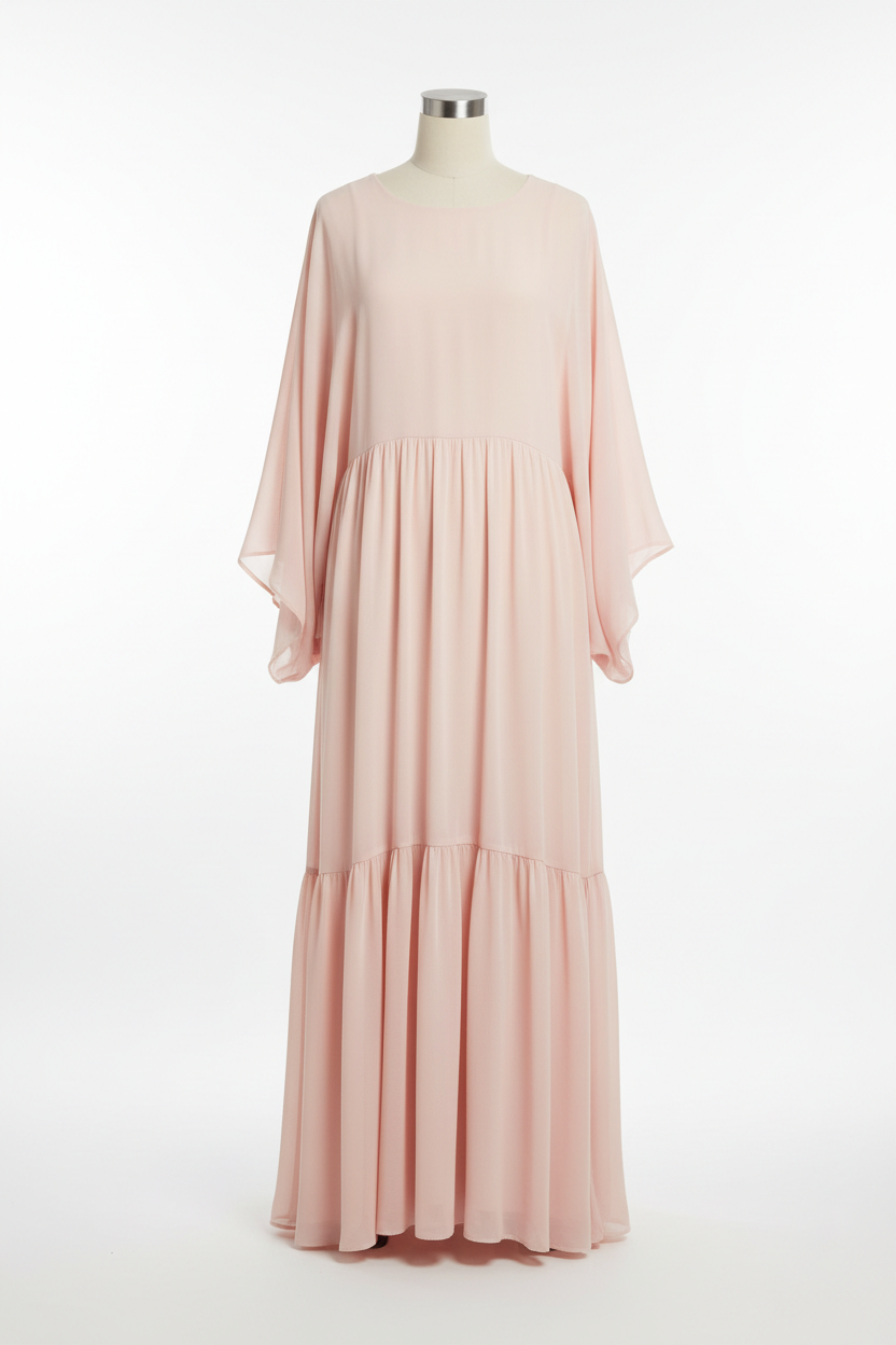 Women's Blush Pink Maxi Dress
